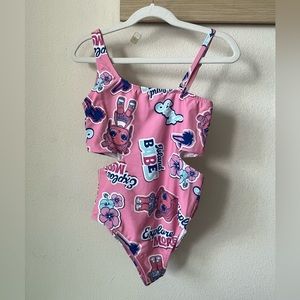 Kids swimsuit pink LOL dolls